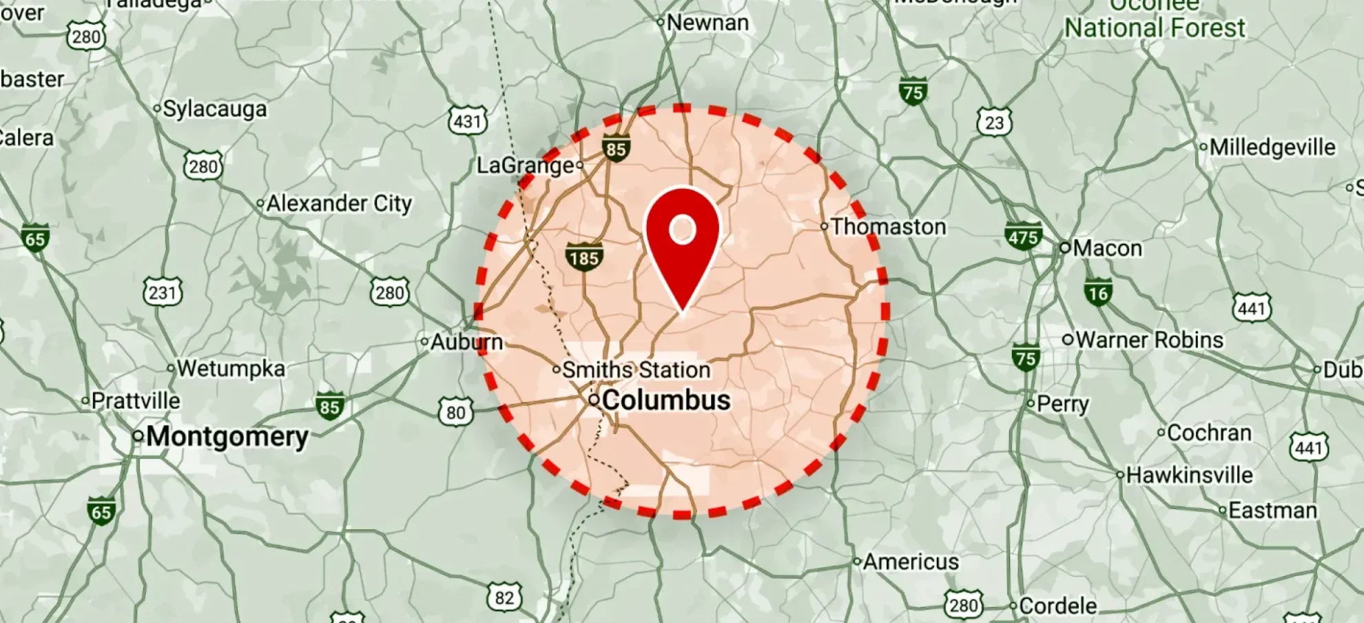 Map Form Full Width Frame